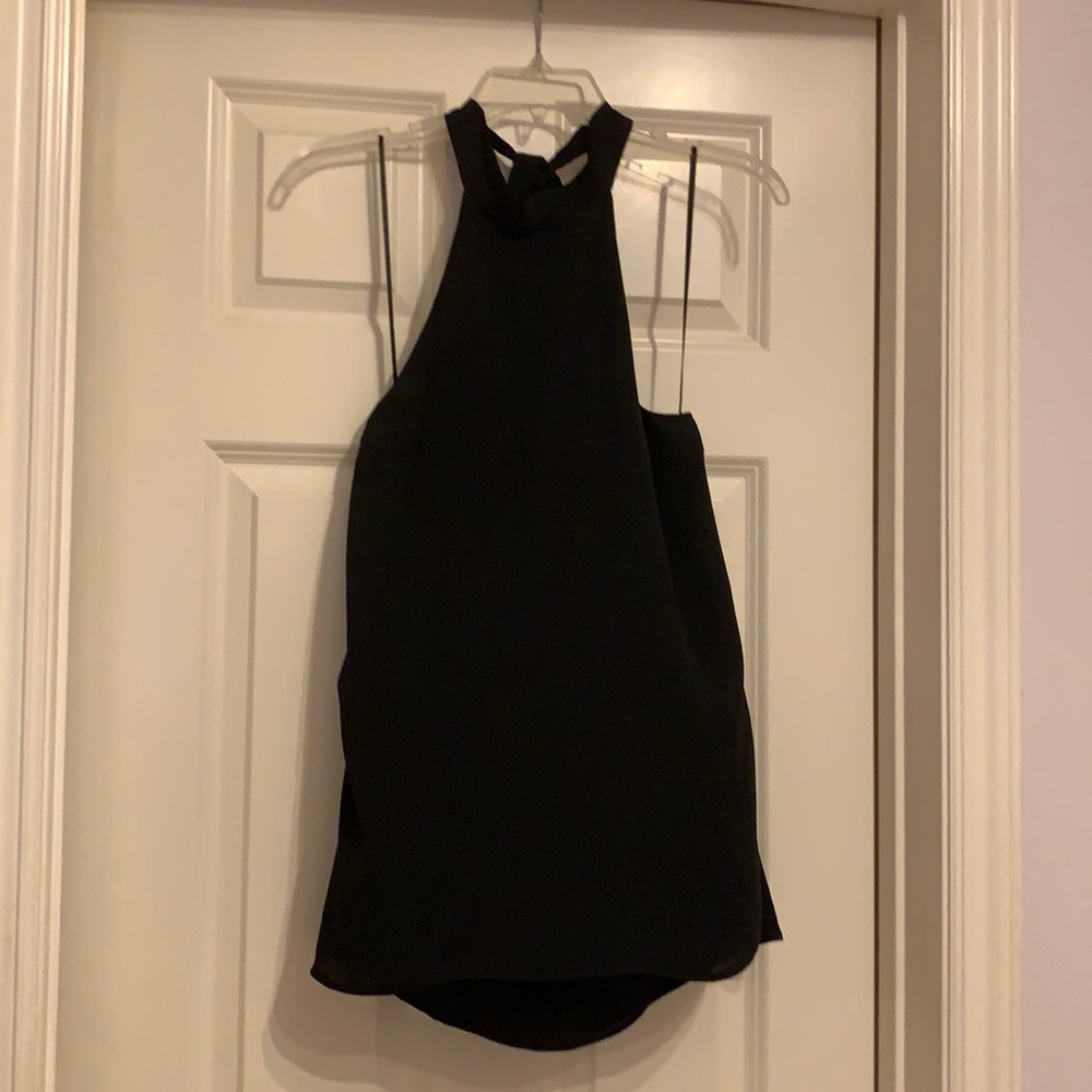 *Topshop black tunic top
